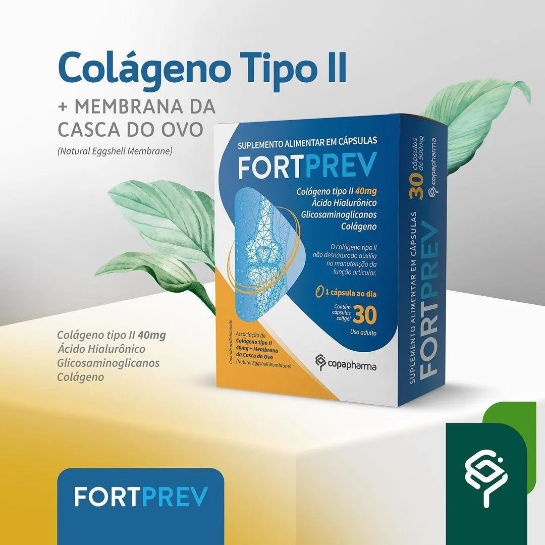 FORTPREV COLÁGENO TIPOII 40MG 30 CAPS COPAPHARMA