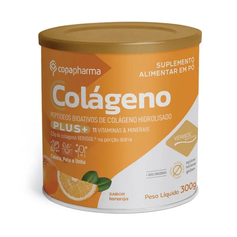 COLÁGENO HIDROLISADO PLUS COM VERISOL 300G COPAPHARMA SEM Sabor