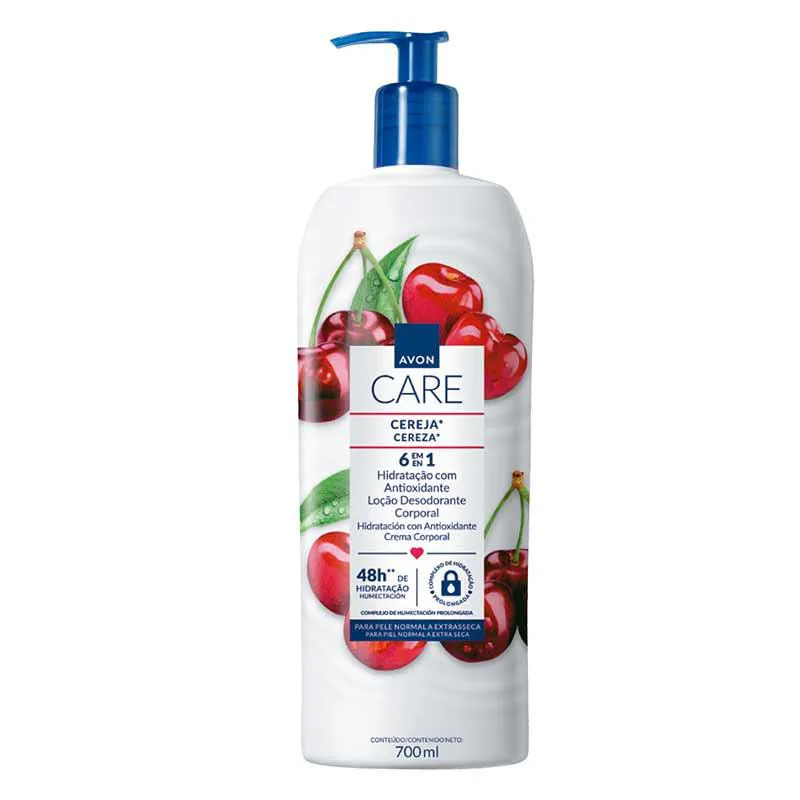 AVON CARE CEREJA LOÇÃO HIDRATANTE CORPORAL 700ML