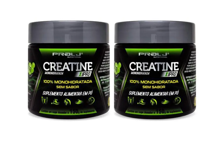 Kit 2 Creatina Monohidratada Xpro 150g Creatina Pura Prolj Nutritional