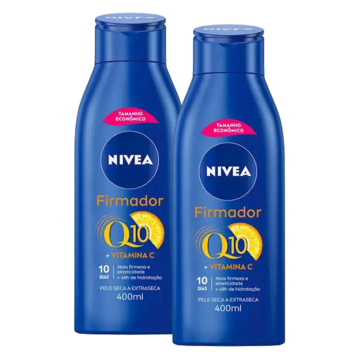 KIT C2 CREME FIRMADOR HIDRANTANTE Q10 400ML CADA - NíVEA