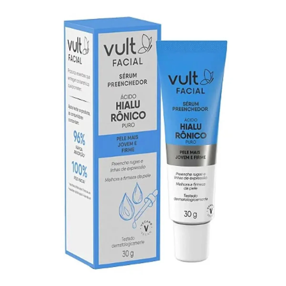 SéRUM FACIAL PREENCHEDOR ÁCIDO HIALURôNICO 30G – VULT