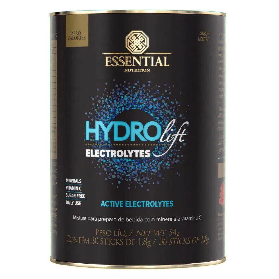 HYDROLIFT ELECTROLYTES (54G - 30 STICKS DE 1,8G) - SABOR: NEUTRO