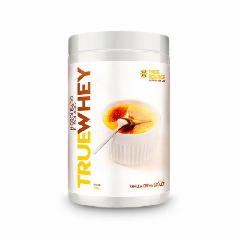 TRUE WHEY (418G) - HIDROLISADO E ISOLADO - SABOR: VANILLA CREME BRULLE