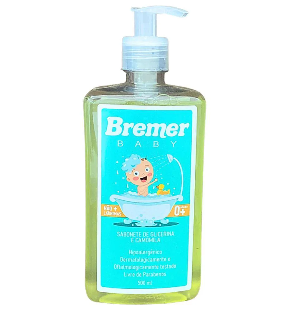 BREMER BABY SABONETE INFANTIL GLICERINA E CAMOMILA 250ML DEMAZON