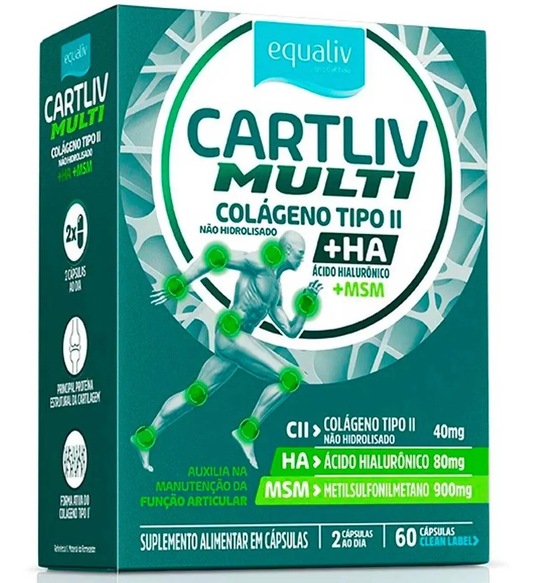 SUPLEMENTO EQUALIV CARTLIV MULTI COLáGENO TIPO 2 +HA 60CP
