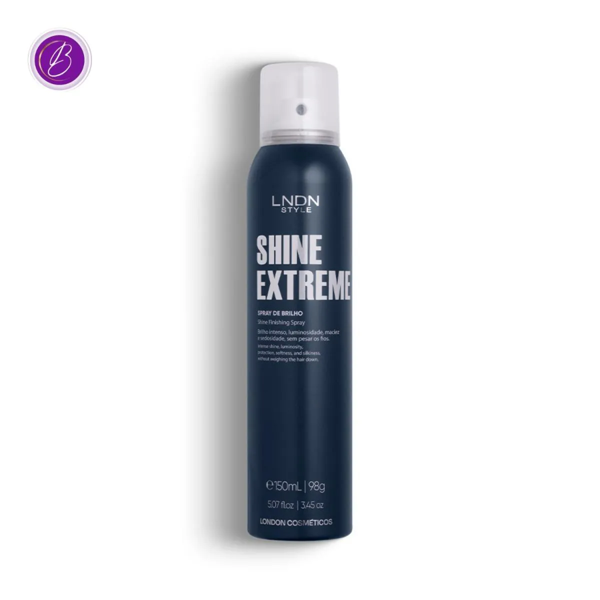 SPRAY DE BRILHO SHINE EXTREME 150ML LNDN STYLE | LONDON COSMéTICOS