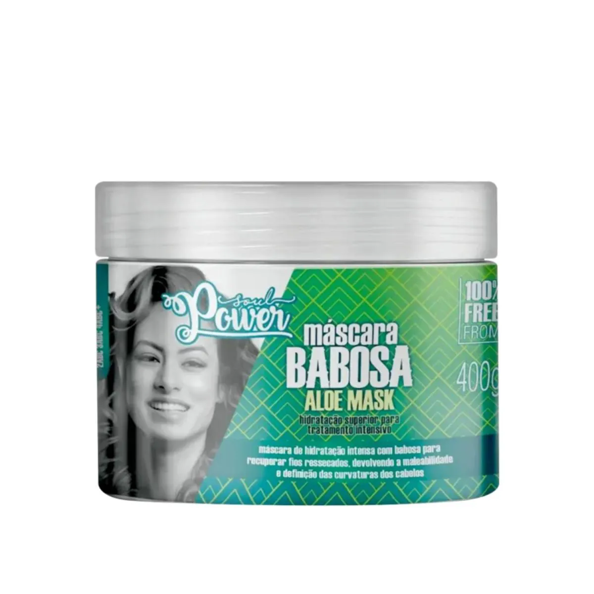 BABOSA MáSCARA CAPILAR ALOE MASK 400G – SOUL POWER