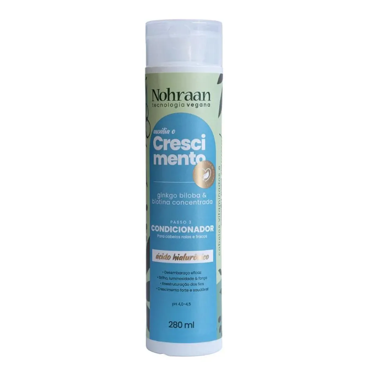 CONDICIONADOR CRESCIMENTO CABELOS RALOS 280ML - NOHRAAN