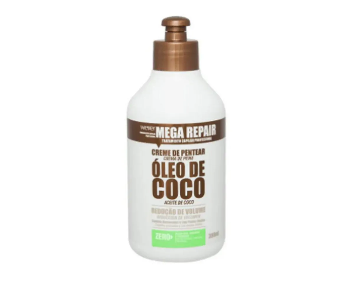 CREME DE PENTEAR REPAIR ÓLEO DE COCO 300ML –WEVER COSMéTICOS