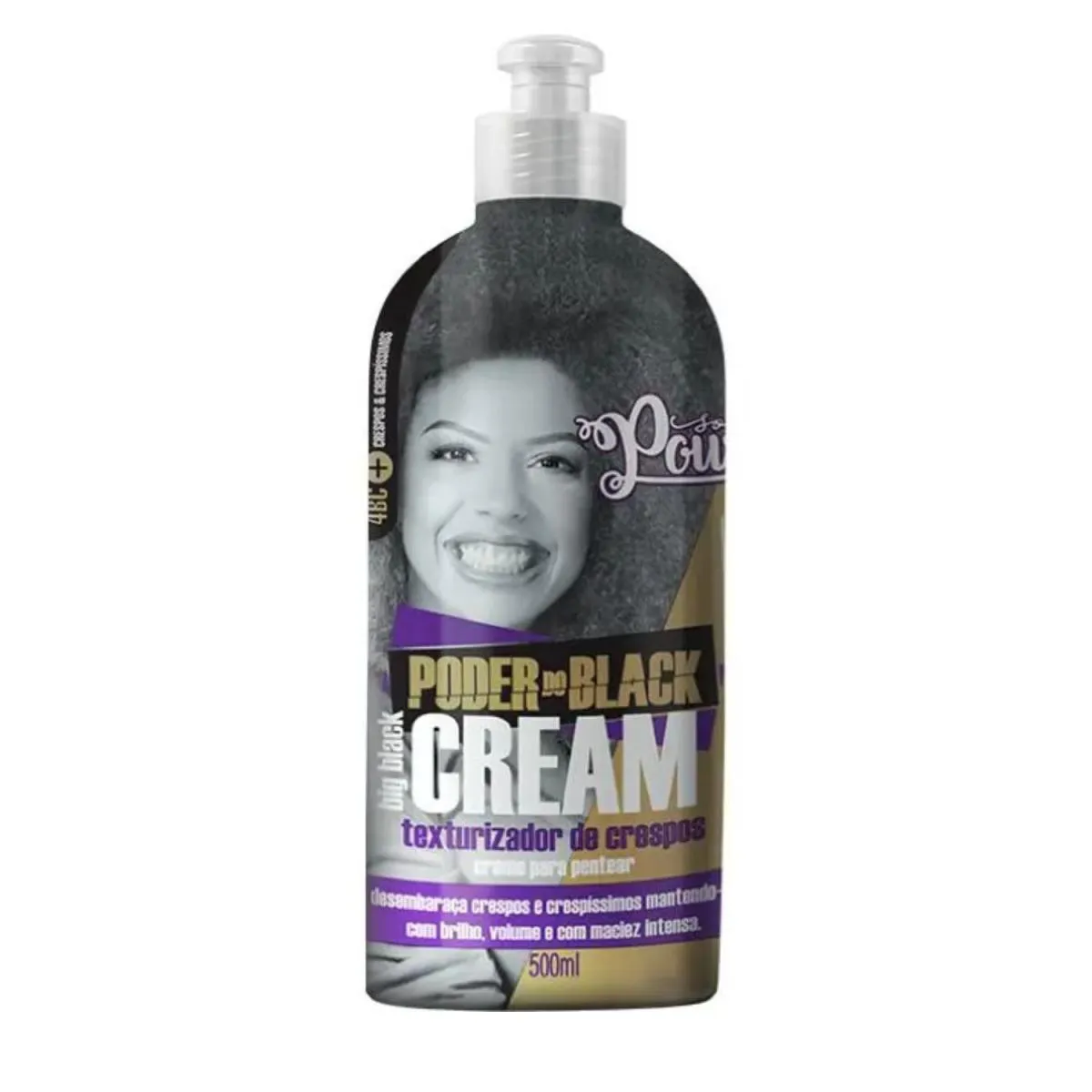 CREME PARA PENTEAR 500ML BIG BLACK - SOUL POWER