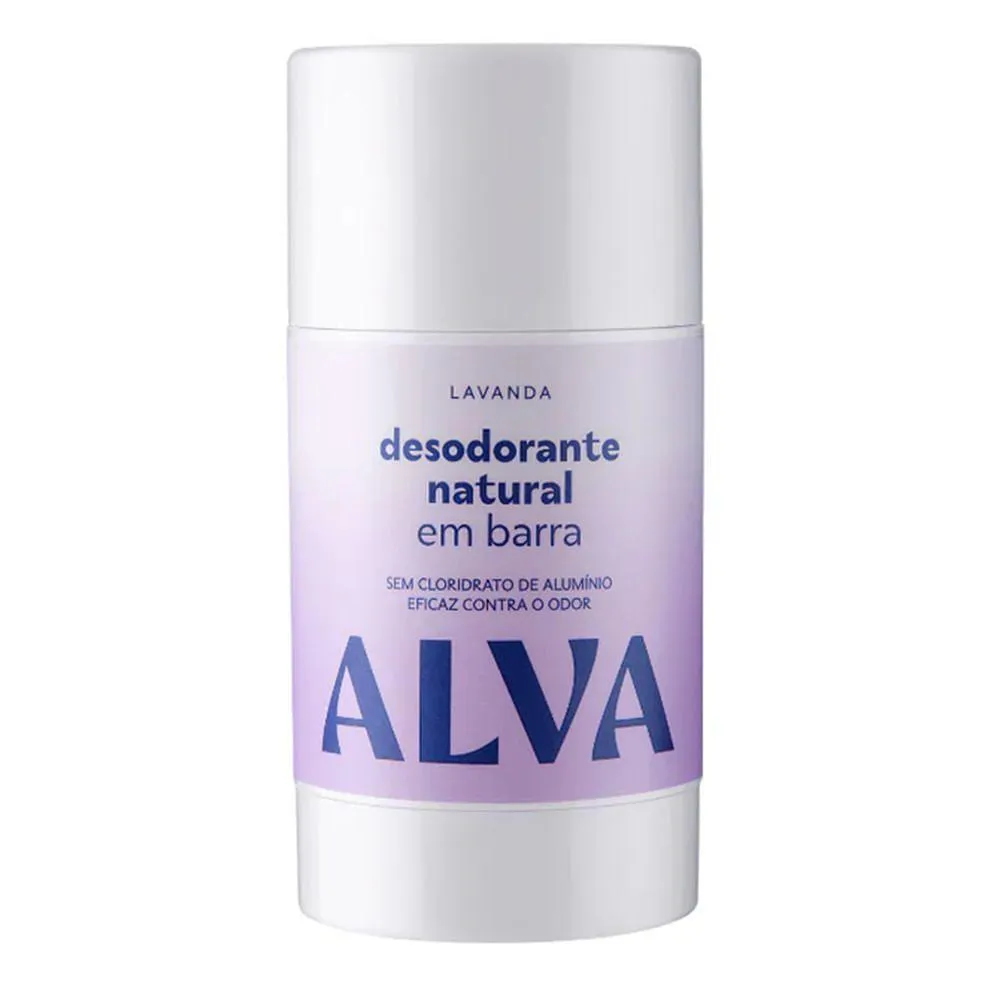 ALVA LAVANDA VEGANO - DESODORANTE EM BARRA 55G