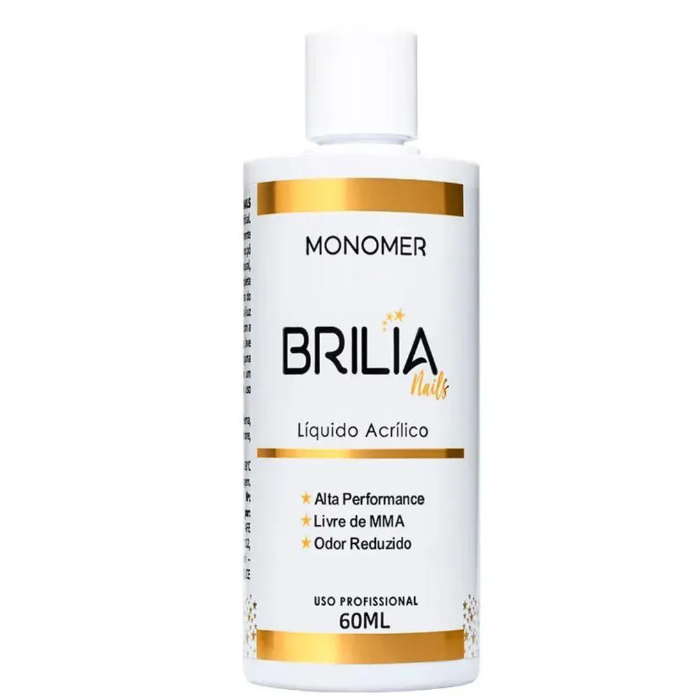 BRILIA NAIL MONOMER 60ML - ALTA QUALIDADE!