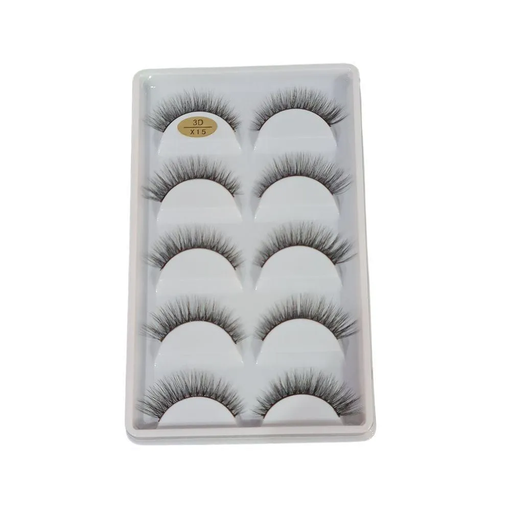 CíLIOS 3D COM 5 PARES TIPO X15 - QUALIDADE SUPERIOR