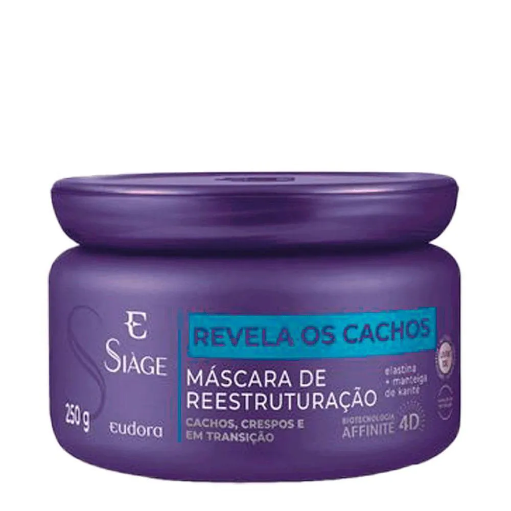 EUDORA SIàGE REVELA OS CACHOS - MáSCARA DE REESTRUTURAçãO 250G