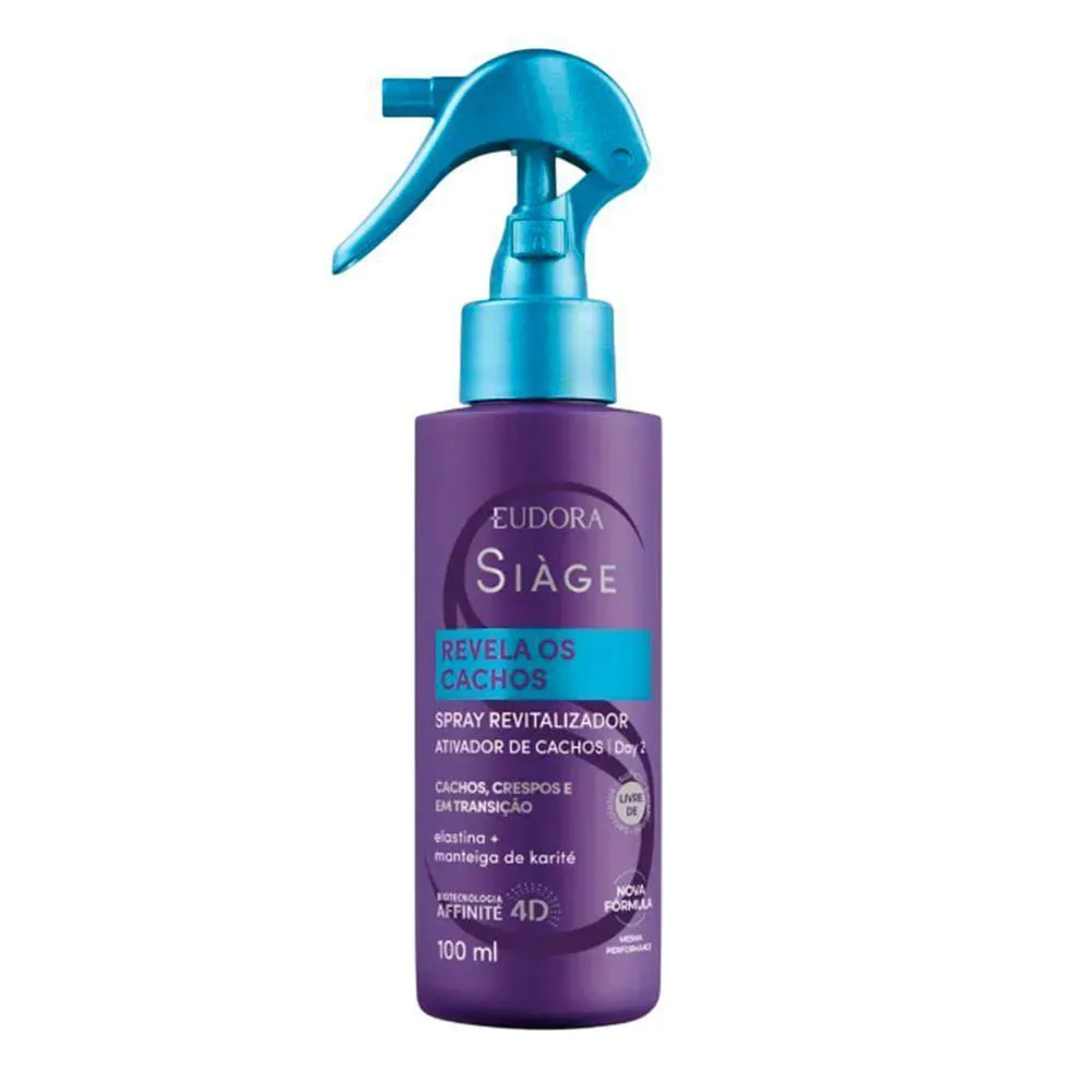 EUDORA SIàGE REVELA OS CACHOS - SPRAY CAPILAR REVITALIZADOR 100ML