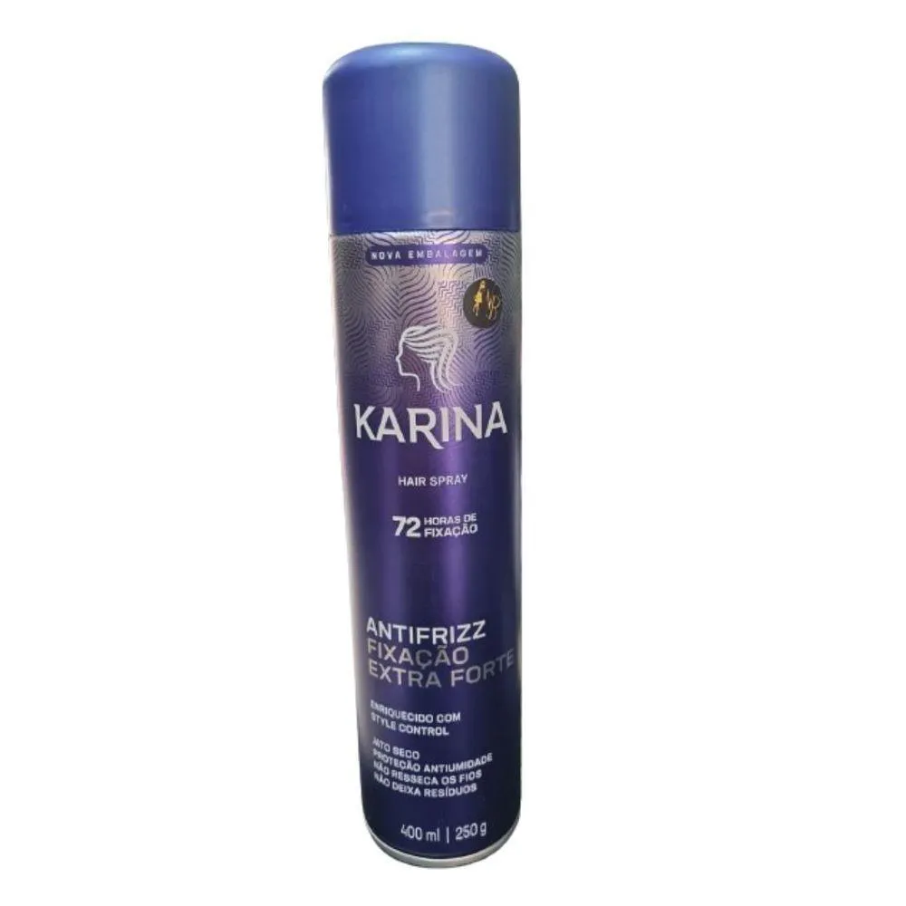 KARINA FIXADOR 400ML VERSATILIDADE E VITALIDADE