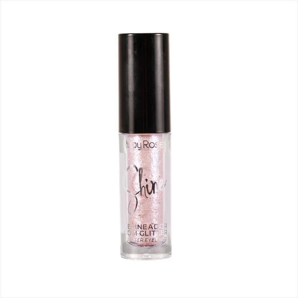 KIT RUBY ROSE DELINEADOR GLITTER PEARLY+ILUMINADOR PINK LUSTER