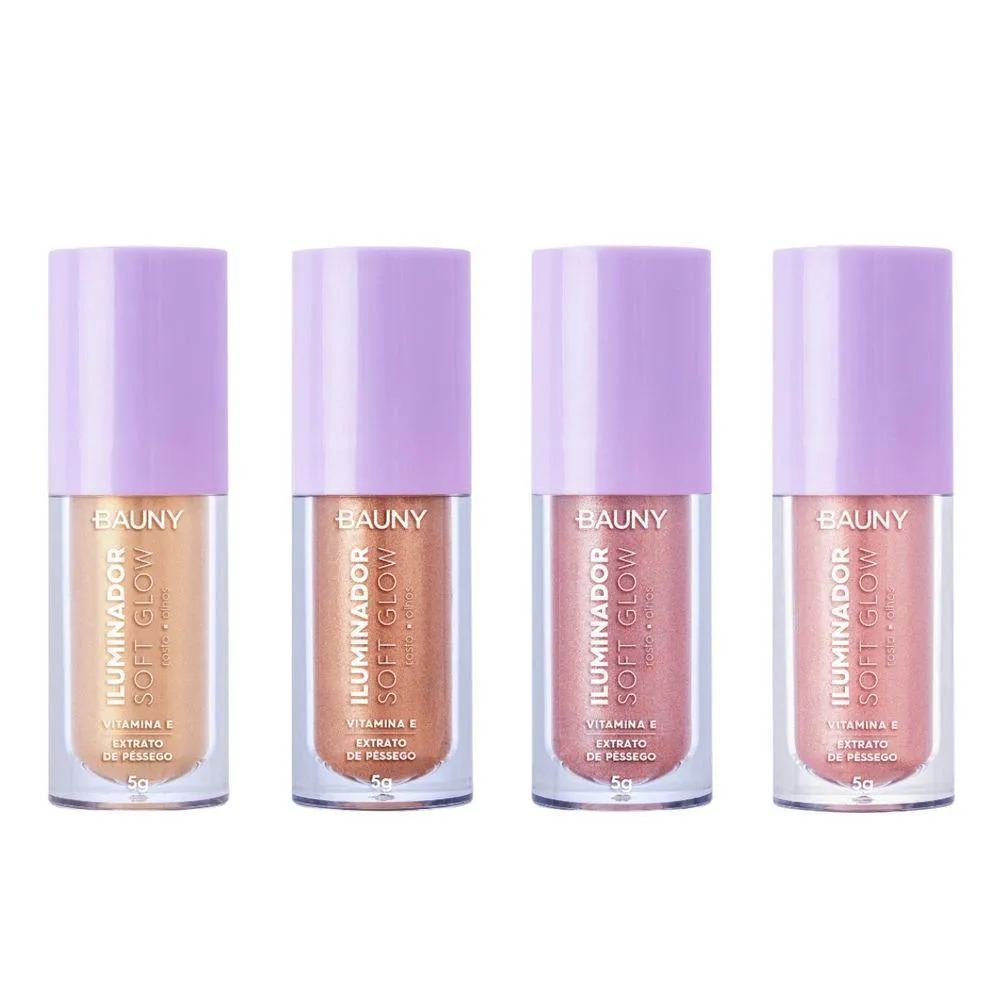 KIT BAUNY ILUMINADORES LIQUIDO SUNSET+SUNSHINE+SUNLIGTH+SUNNY - QUERIDINHO DO PúBLICO
