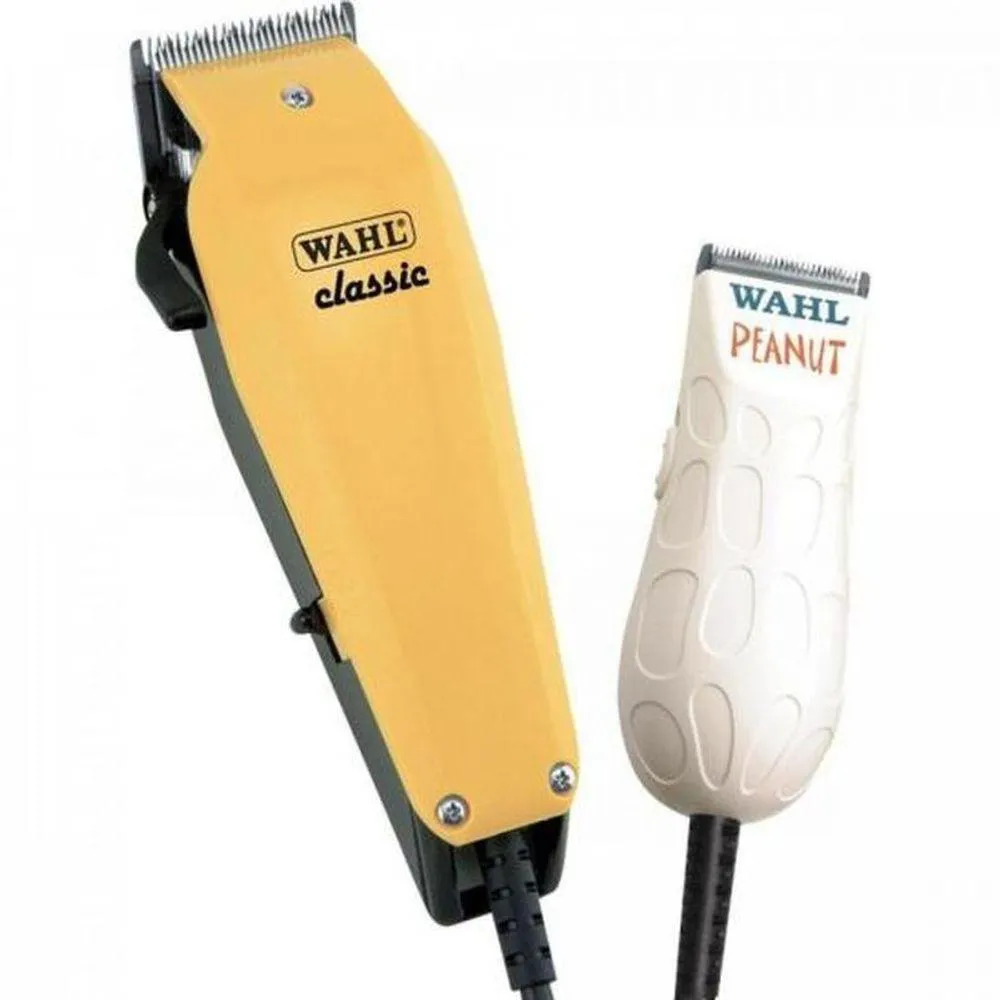 KIT DE MáQUINAS DE CORTE E ACABAMENTO WAHL CLASSIC E PEANUT 110V