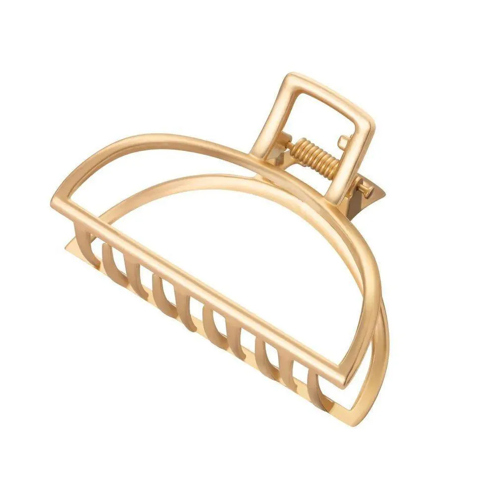 PIRANHA DE CABELO GOLD PROART SEM DANOS AOS FIOS, DESIGN ADAPTáVEL A TODOS OS TIPOS DE CABELO MEIA LUA