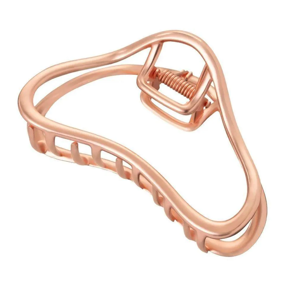 PIRANHA DE CABELO ROSE GOLD PROART SEM DANOS AOS FIOS E IDEAL PARA TODOS OS TIPOS DE CABELO