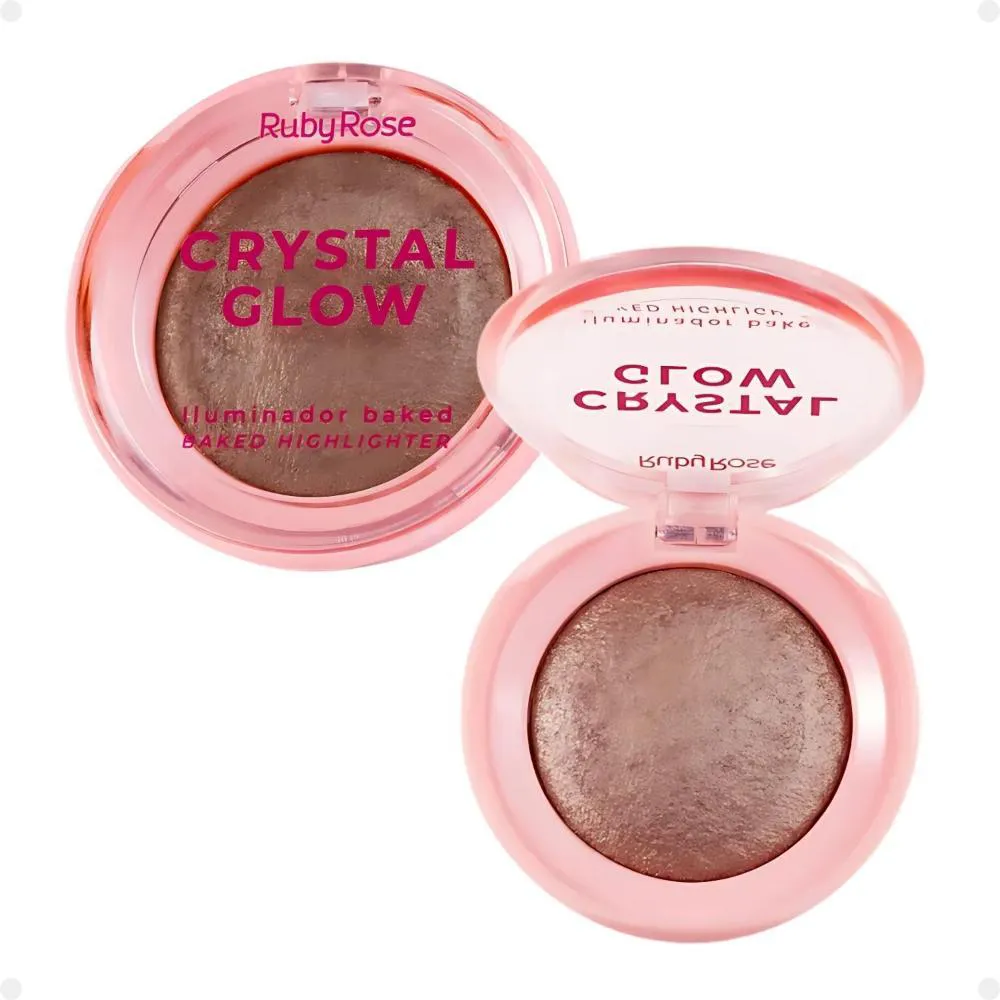 ILUMINADOR BAKED RUBY ROSE CRYSTAL GLOW BRONZE BLISS HB-M700-8