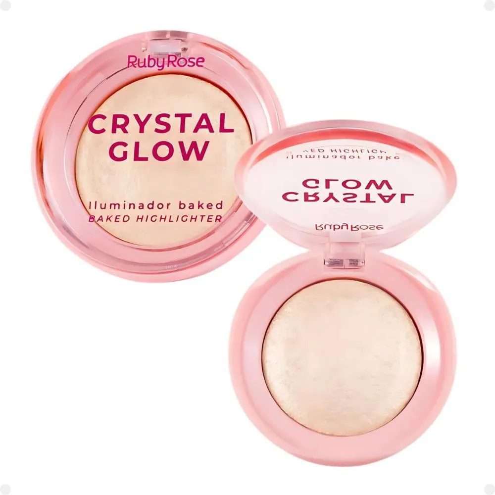 ILUMINADOR BAKED RUBY ROSE CRYSTAL GLOW CHERRY RED HB-M700-5