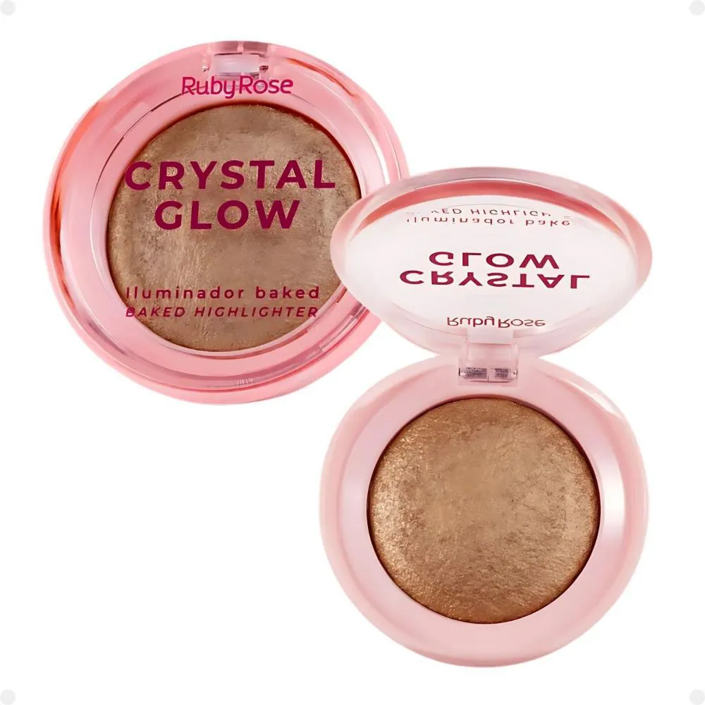 ILUMINADOR BAKED RUBY ROSE CRYSTAL GLOW OPAL SHINE HB-M700-4