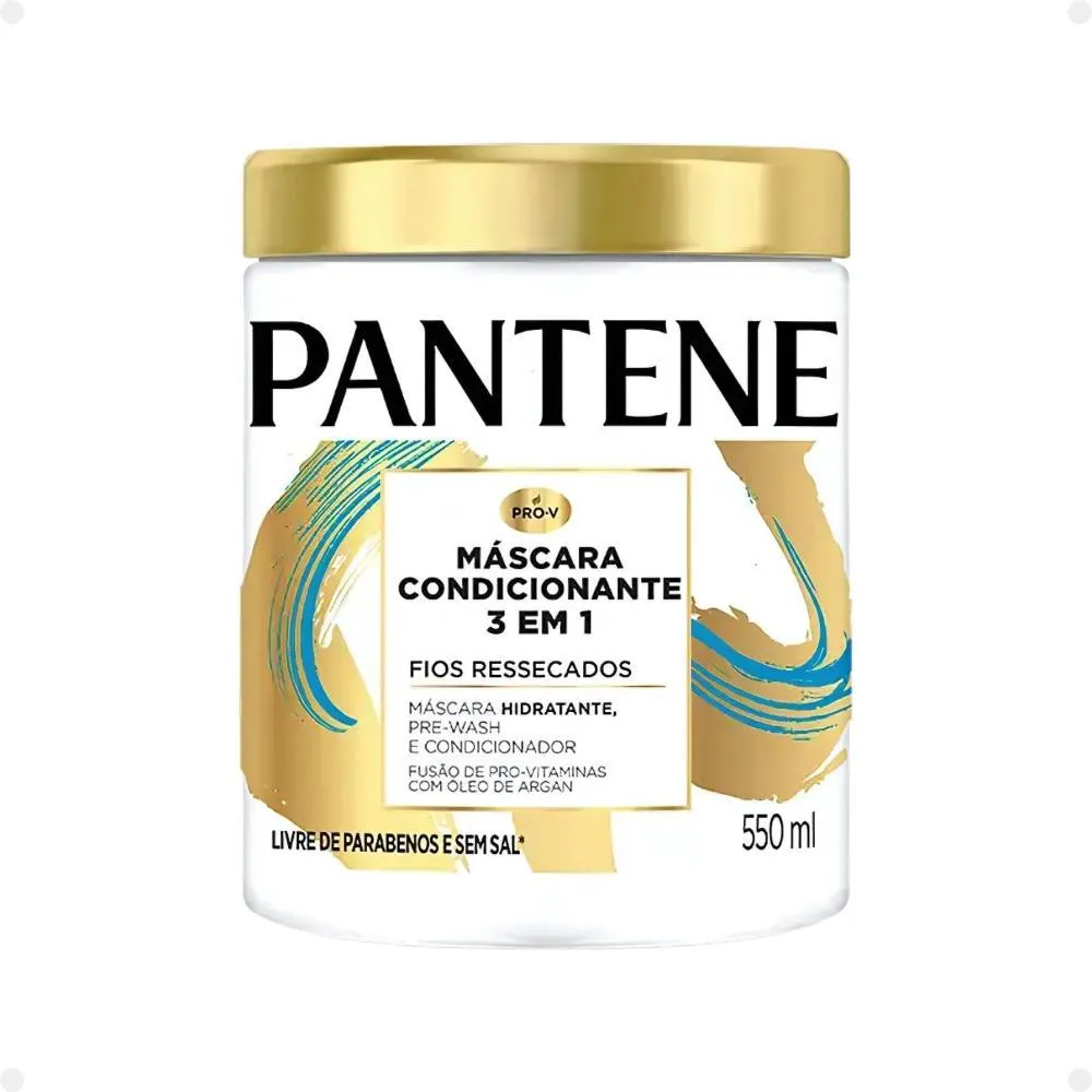 MáSCARA CONDICIONANTE 3 EM 1 PANTENE PRO-V FIOS RESSECADOS 550ML