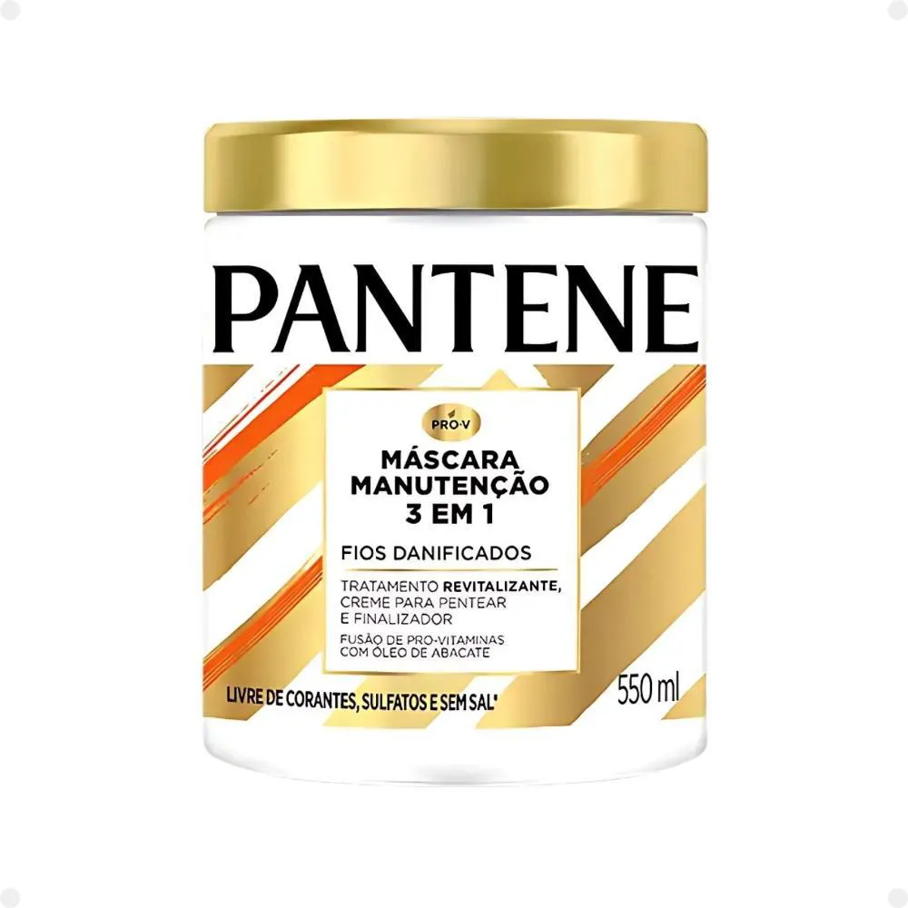 MáSCARA MANUTENçãO 3 EM 1 PANTENE PRO-V FIOS DANIFICADOS 550ML