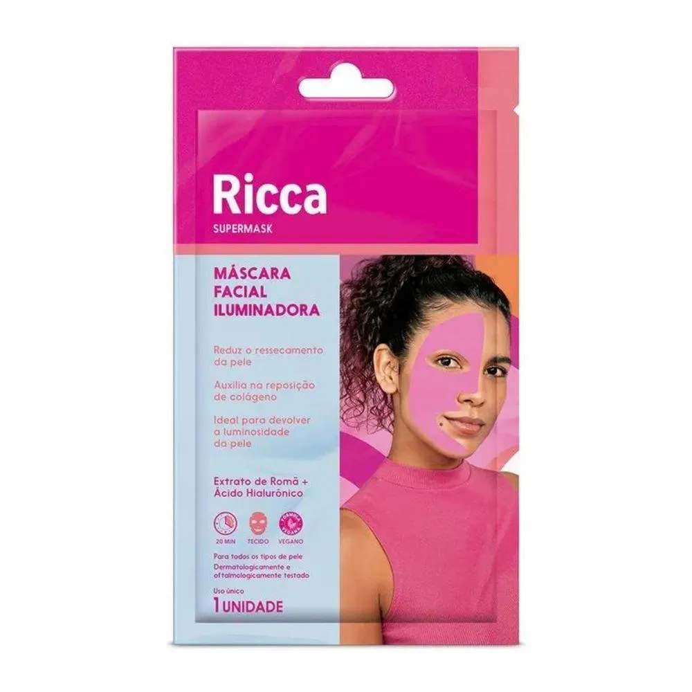 RICCA MáSCARA FACIAL ILUMINADORA