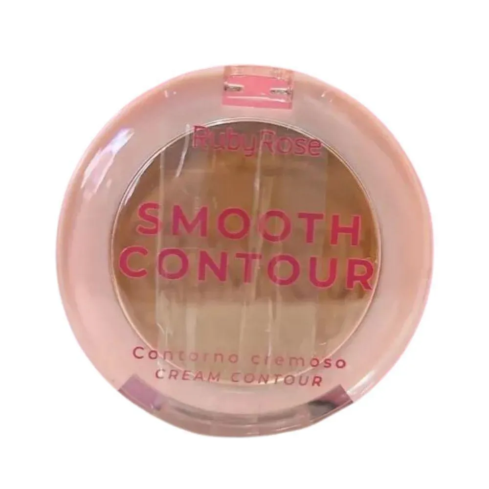 RUBY ROSE SMOOTH CONTOUR CONTORNO CREMOSO HB-M201 5,5G SOFT SAND - DURABILIDADE EXCEPCIONAL!