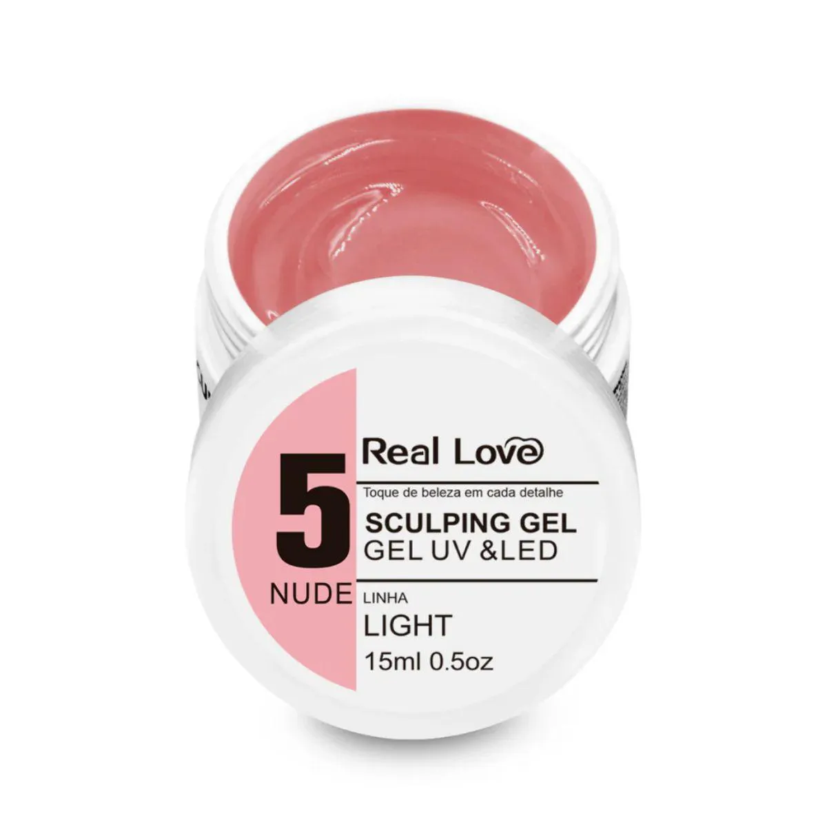 GEL SCULPING MODELAGEM 5 NUDE 15ML - REAL LOVE