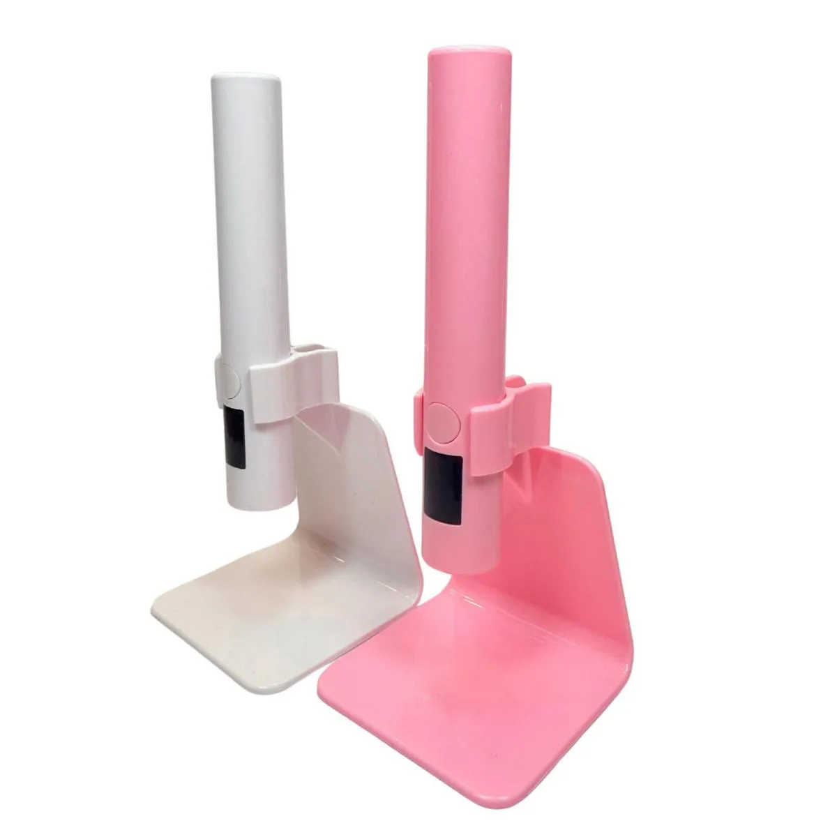 LâMPADA SECADORA DE UNHAS PORTáTIL C/SUPORTE E VISOR LED/UV