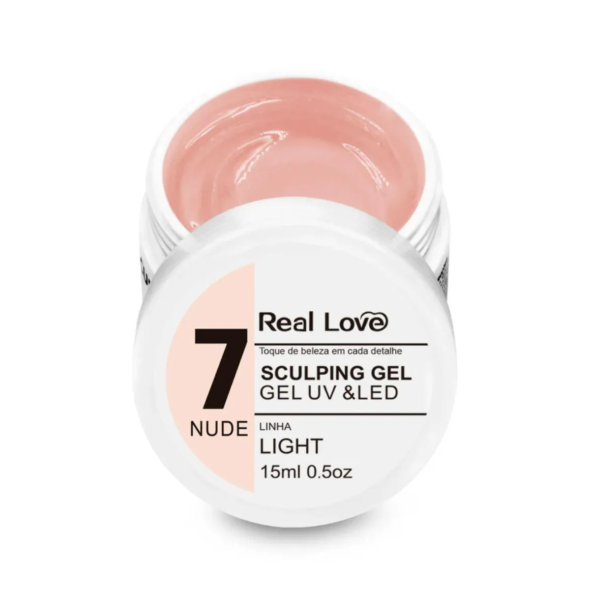 GEL SCULPING DE MODELAGEM 7 NUDE 15ML - REAL LOVE