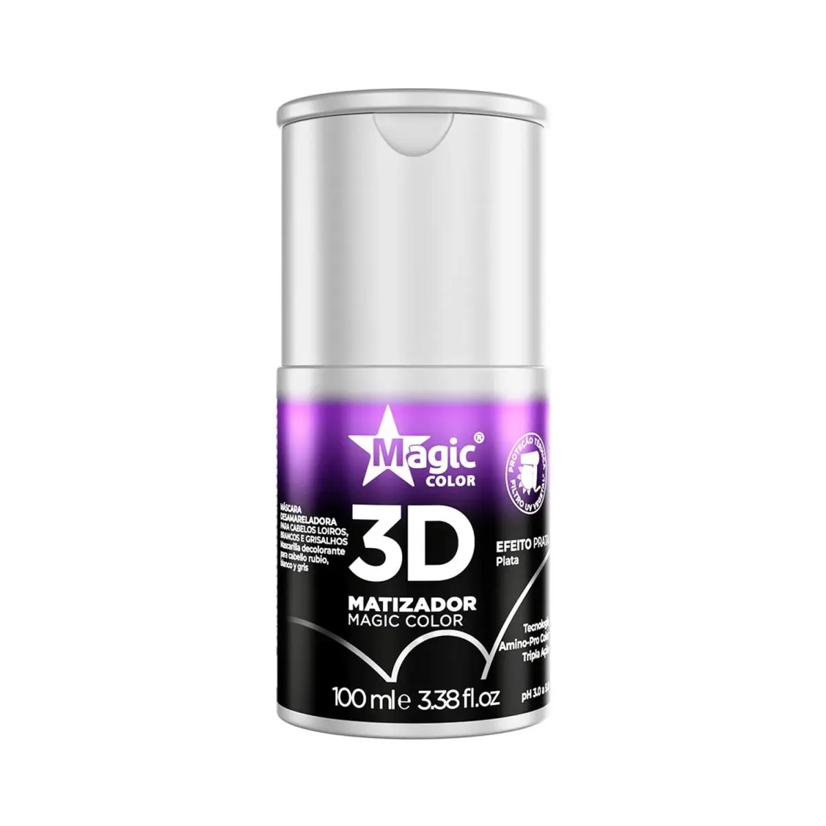 MAGIC COLOR - MATIZADOR – TRADICIONAL EFEITO PRATA 100 ML