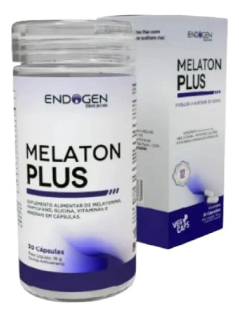 ENDOGEN MELATON PLUS 30 CAPS MELATONINA ZINCO MAGNESIO