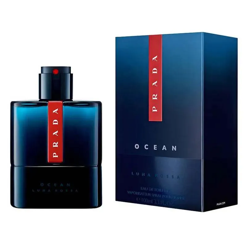 LUNA ROSSA OCEAN PRADA – PERFUME MASCULINO – EAU DE TOILETTE 100ML 150 ML