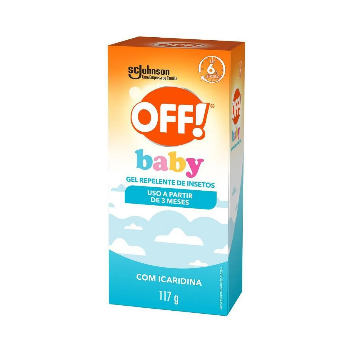 REPELENTE DE INSETOS INFANTIL OFF! BABY GEL COM 117G