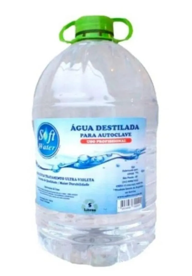 ÁGUA DESTILADA PARA AUTOCLAVE SOFT WATER - CPOH 5000ML