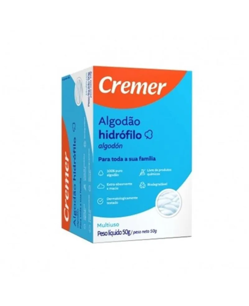ALGODAO HIDROFILO 50G CREMER