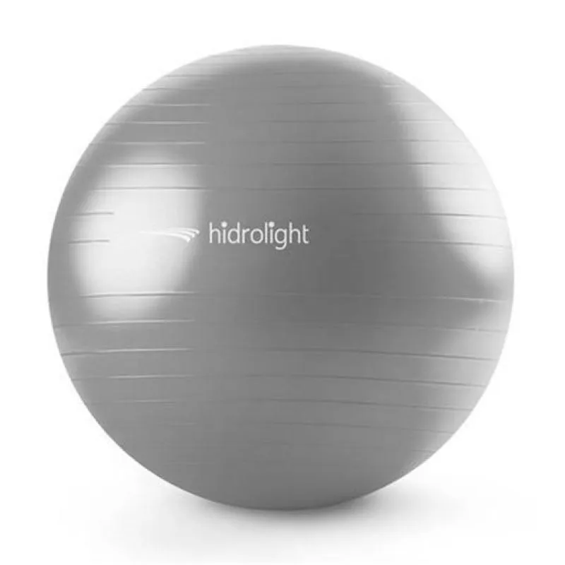 BOLA DE EXERCICIOS CINZA 75CM HIDROLIGHT FL13C