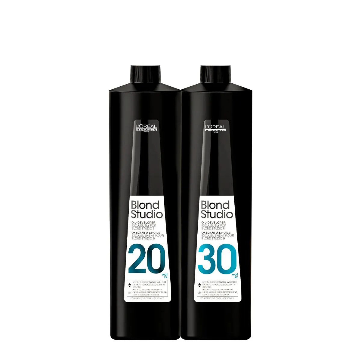 KIT LORéAL PROFESSIONNEL BLOND STUDIO OIL DEVELOPER OXIDANTE 20V E 30V (2 PRODUTOS)