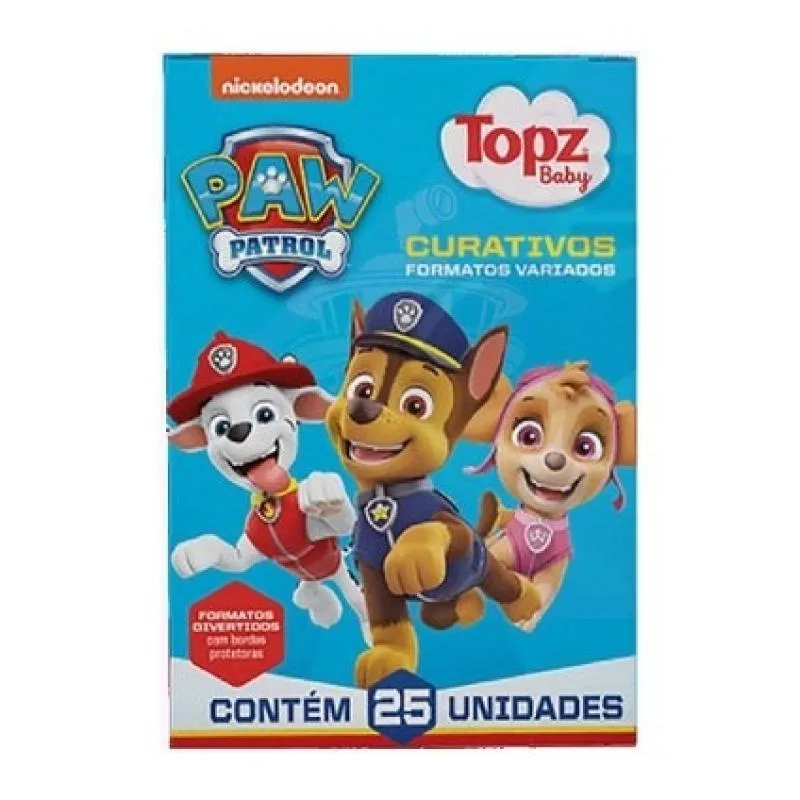CURATIVO INFANTIL PATRULHA CANINA COM 25UN CREMER