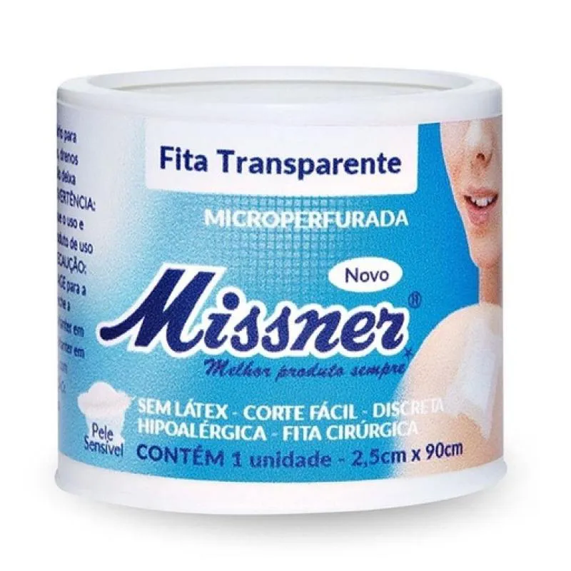 FITA TRANSPARENTE 25MM X 4,5M MISSNER