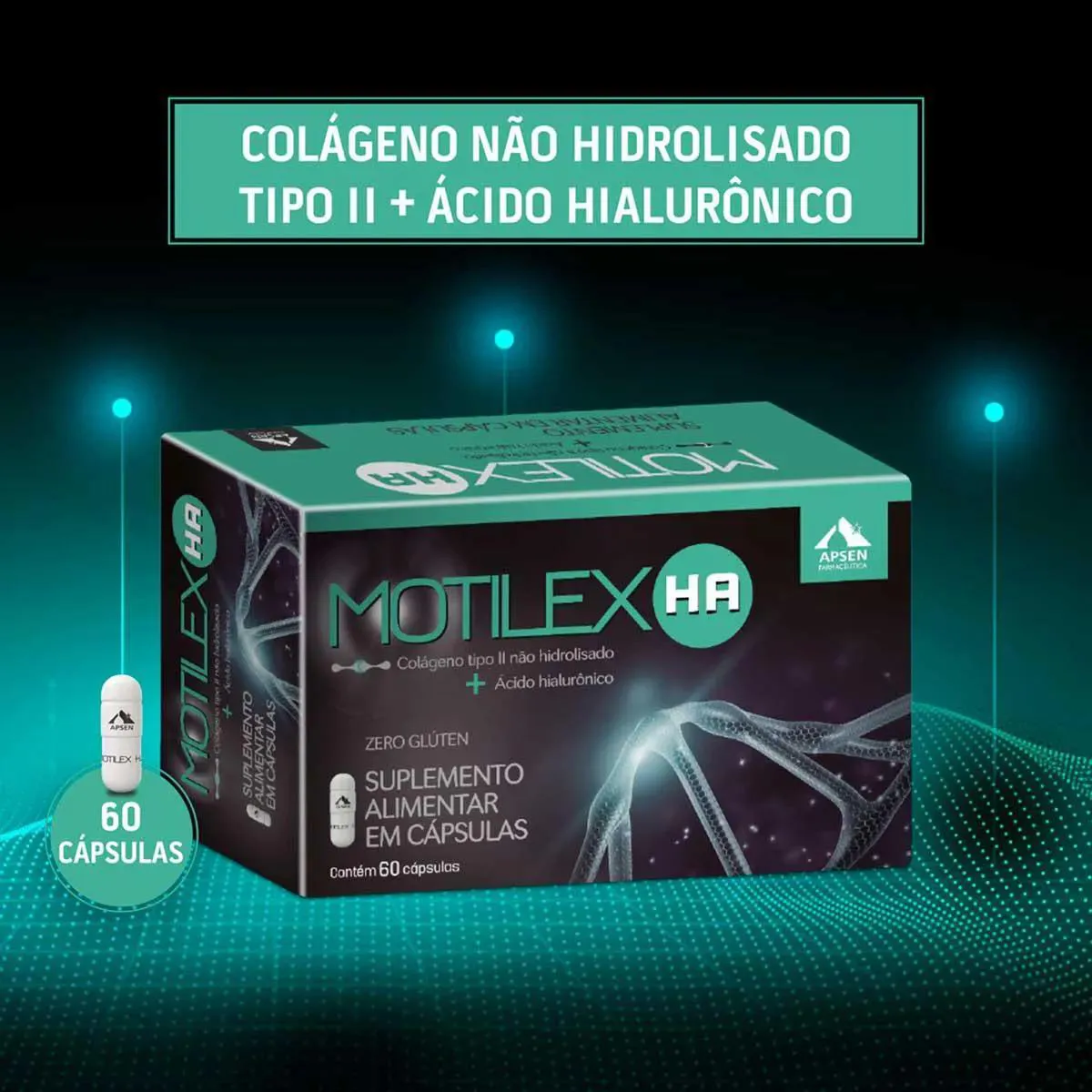 SUPLEMENTO ALIMENTAR MOTILEX HA 60 CáPSULAS