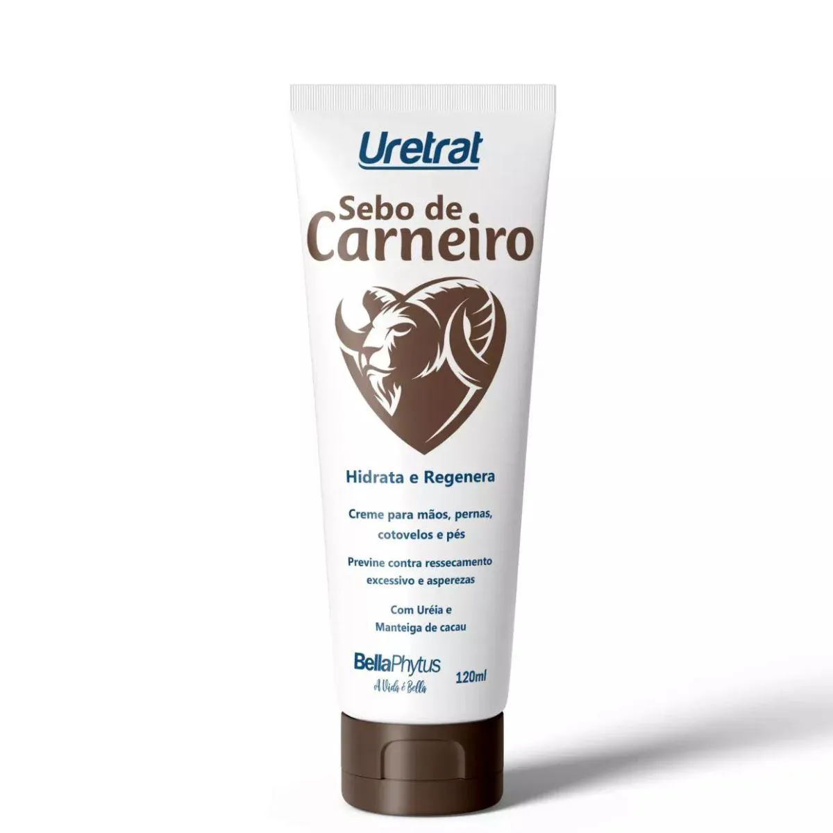 SEBO DE CARNEIRO CREME HIDRATANTE URETRAT 120ML-BELLAPHYTUS