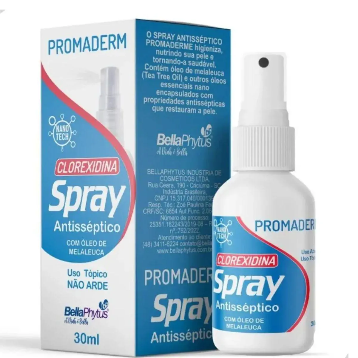 PROMADERME SPRAY ANTISSEPTICO 30ML - LOTE: MJ253