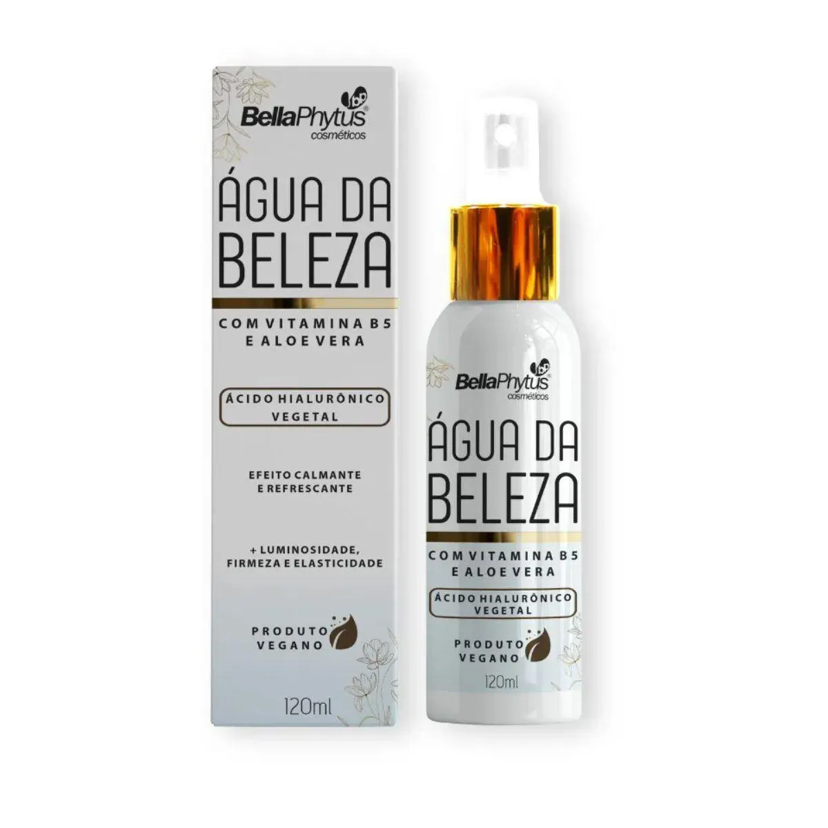 ÁGUA DA BELEZA BRUMA SPRAY FACIAL 120ML - BELLAPHYTUS